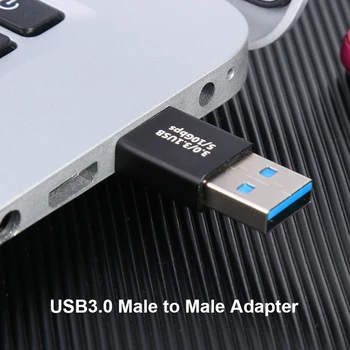 USB 3.0 Adaptador de extensão do F/M M/M F/F USB, UM Conector de Extensão Conversor Adaptador Acoplador Para PC Computador Telefone OTG