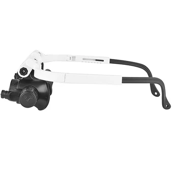 Vestindo um Microscópio de Bolso Jóias Lupa Portátil Lupa Jóias Lupa com Lâmpada LED 8/15/23X Lente