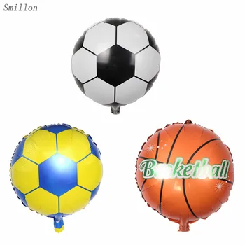 Alumínio do Filme do Balão para o Futebol, Basquete festa de aniversário, decorações de crianças globos de gênero revelam urodziny гелий balões de helio