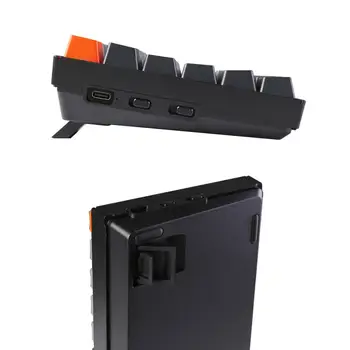 Keychron K4 V2 sem Fio Bluetooth Teclado Mecânico w/ LED Branco luz de fundo Gateron Alternar com Fio USB Teclado para Jogos