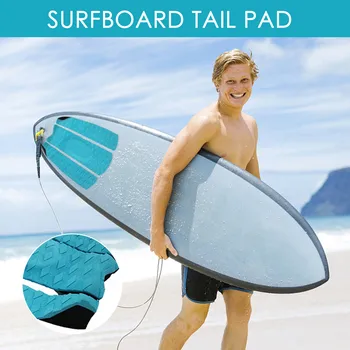 Verão Prancha Anti-Derrapante Tapete Adesivo de Surf Cauda Pad EVA de Surf de Tração Pad Deck Aperto de Cauda Almofada de Surf Esteira antiderrapante