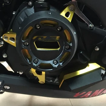 Para a Yamaha MT03 YZF-R3 R25 Esquerda e Direita do Motor de Colisão Parar de Mecanismos de Varredura de Proteção Bloco de Motocicleta Modificação Acessórios