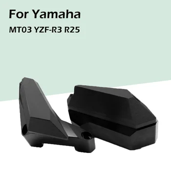 Para a Yamaha MT03 YZF-R3 R25 Esquerda e Direita do Motor de Colisão Parar de Mecanismos de Varredura de Proteção Bloco de Motocicleta Modificação Acessórios