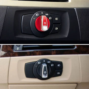 Auto Lâmpada do Farol Interruptor de Botão de Botão de Pac Para o BMW Série 3 E90 E91 X1 E84 E82 E88 Preto Vermelho 61316932796 2009-