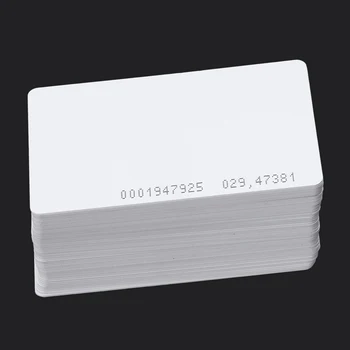 50 peças Inteligente Proximidade EM4100 125kHz RFID Cartão de Proximidade de Entrada Vazia IDENTIFICAÇÃO de Acesso