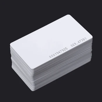 50 peças Inteligente Proximidade EM4100 125kHz RFID Cartão de Proximidade de Entrada Vazia IDENTIFICAÇÃO de Acesso