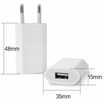 Venda quente de Alta Qualidade Europeia UE Plug USB de Viagem AC de Parede de Carga de Alimentação do Carregador do Adaptador Para Apple iPhone 6 6 5 5 4 4S 3GS