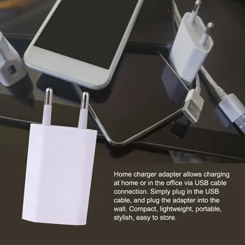 Venda quente de Alta Qualidade Europeia UE Plug USB de Viagem AC de Parede de Carga de Alimentação do Carregador do Adaptador Para Apple iPhone 6 6 5 5 4 4S 3GS