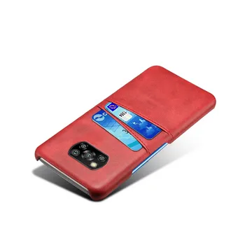 Caso Xiaomi Poco X3 NFC F1 F2 Pro X2 Slots de Cartão Cover Capa de Couro PU Para o Xiaomi Redmi K30 Ultra K20 Nota 9s 9 8 Pro Funda