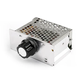 LED Dimmer 220V 4000W CA SCR Tensão do Controlador de Velocidade do Motor Módulo Eletrônico Regulador de Tensão, Regulador de Temperatura do Redutor