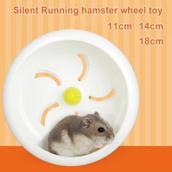 Roda de Hamster Silent Spinner Animais de estimação Execução Esportes Exercício Roda de Acessórios para animais de Hamsters Gérbilos Ratinhos Hamster Acessórios