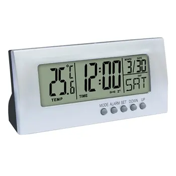 Multifuncional Relógio Eletrônico LED de Alarme de Relógio Medidor de Temperatura