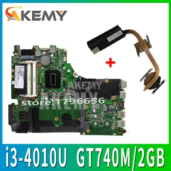 Para ASUS X750JN X750JB X750J A750J K750J laptop placa-Mãe placa-mãe i3-4010U CPU GT740M/2GB grátis Dissipador de calor