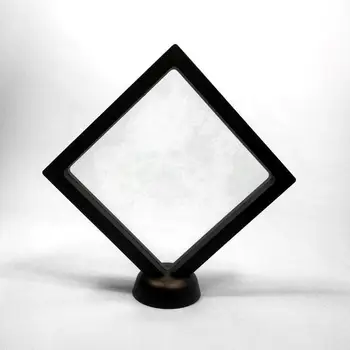 TPU Película Transparente Quadro Flutuante Caixa de Sombra Stand Jóias Medalhas de Exibição Titular Para a Decoração Home