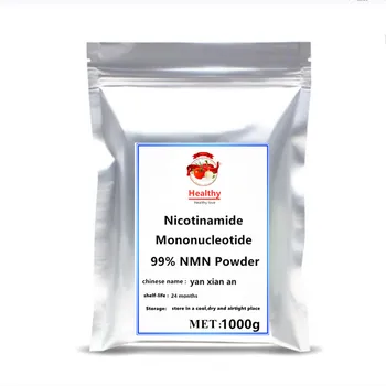 50-1000g 99% nicotinamida mononucleotide nmn extracto de pó de Suplementos face glitter Longevidade apoio Riboside Vitamina B3