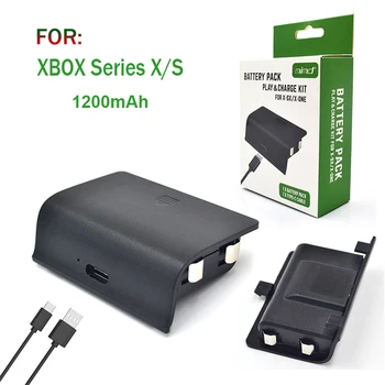 Bateria recarregável Para XBOX Série S do Controlador 1200mAh Gamepad sem Fio Bateria de Substituição Para XBOX Série X
