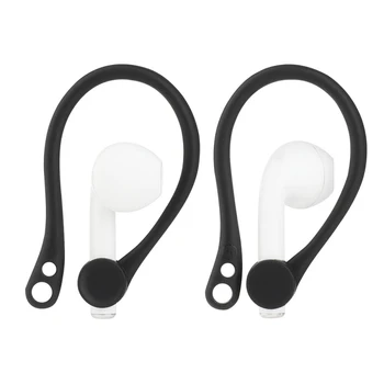Fones de ouvido Bluetooth Transparente de Silicone Macio da Orelha Gancho Loop Clipe de Fone de ouvido Fone de ouvido Protetor Titular Anti-perda de Orelha Gancho Para o Airpod