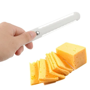 Plástico Duplo Fio de Queijo de Manteiga Cortador de Segmentação de dados para o disco Rígido e Macio Bloco queijo Queijo Faca de Cozinha Cozimento Ferramenta, 8.89 cm de comprimento
