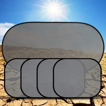 80% VENDAS QUENTES!!! Portátil Janela pára-Sol com Protecção UV Carro do Lado do vidro Traseiro de Malha Pala de protecção do Sol