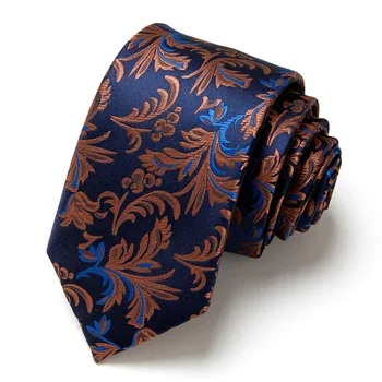Novidade Laços de Moda masculina de Empate de 7,5 cm de Azul, Gravata Verde e Laranja Cor de Gravata Para os Homens Paisley Floral gravata borboleta