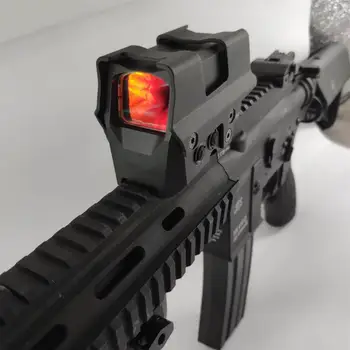 Chegada nova HD SIG-T8 Romeo 8T Holográfico Íris Red Dot Mira Óptica Riflescope Ajuste Trilho 20mm Escopos Rifle Ótica Visão