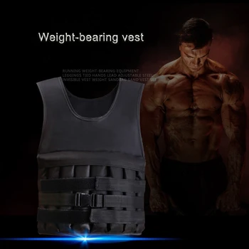 20 KG de Peso Ajustável-bearing Vest Invisível Respirável de Fitness com Equipamento de Exercício Para Treinamento de Casa Esporte Acessórios