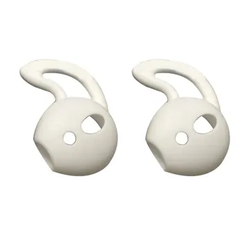 2Pcs de Moda do Silicone Protetor de ouvido Capa fones de Ouvido de Caso para a Apple Ar Vagens