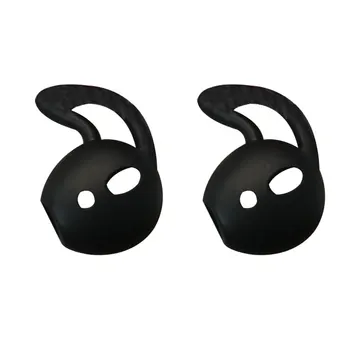 2Pcs de Moda do Silicone Protetor de ouvido Capa fones de Ouvido de Caso para a Apple Ar Vagens