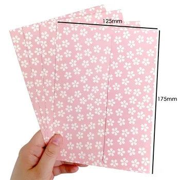 10PCS Presente Envelope cor-de-Rosa da flor de cerejeira envelope Fresco romântico DIY Papelaria escrever uma carta 17,5 cm*12,5 cm