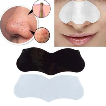 50-10PCS Nariz Removedor de Cravo Máscara de Limpeza Profunda, Diminuir os Poros Tratamento da Acne Máscara de Nariz Pontos Pretos Tiras de Poros Limpos Cuidados com a Pele