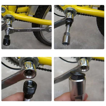 Bicicletas de ciclismo Ferramenta do Eixo MTB Manivela Desmontagem do Suporte Removedor de Roda Extrator de Reparação de Aço de Ferramenta de Bicicleta Manivela Removedor de Kit de Reparo