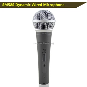 Frete grátis ,Grau A qualidade SM58LC SM58SK substituir por shuretype fio vocal SM58 SM 58 microfone