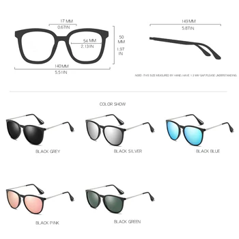 DOFTA Óculos de sol Para Mulheres, Homens Polarizada Proteção UV Moda Vintage Rodada de Clássicos Retro Espelhado óculos de Sol das Senhoras 6605