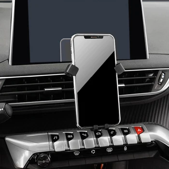 Peugeot 3008 5008 3008 GT / 5008 GT 2017 2018 2019 2020 Carro de Ventilação de Ar Montagem do Berço Titular Suporte para Telefone Celular em seu GPS