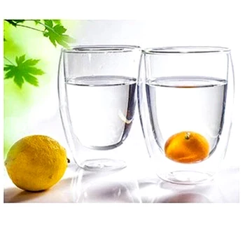 O vidro duplo-camada de copa é calor, resistente e durável, apropriado para copos de chá, copos de vinho, copos de leite, copos de água
