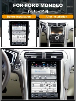 Auto-Rádio de 2 Din Android de Áudio e Vídeo Leitor Multimídia Ford Mondeo 2013-2018 auto de Navegação GPS Chefe da Unidade de Receptor de Tela