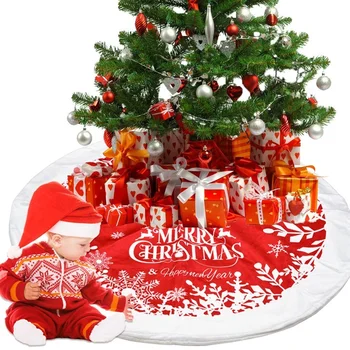 1Pcs 122cm de Decorações de Natal para a Casa o Natal, Tapete Enfeites de Natal Decoração da Árvore de Natal de Ano Novo 2022