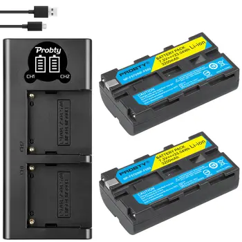 3200mah NP-F550 NP-F330 F550 NP NP F330 de Bateria para Câmera + LCD Dual USB Carregador para Sony NP-F550 NP-750 YONGNUO Câmara Luzes