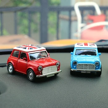 Estilo carro Ornamento da Liga de Carro de Brinquedo de Decoração de Interiores Para Mini Cooper S JCW Carro Accessoties Crianças Presentes do Bebê