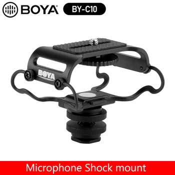 BOYA POR-C10 Choque de Montagem para a Sony Zoom H6 H5 H4n H1 Portátil Gravador Tascam DR-40 DR-05 DR-07 Microfone Suspensão Acessórios