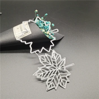 Folhas de bordo de Corte de Metal Morre Scrapbook Dariy Decoração Estêncil Moldura em Relevo Modelo DIY Cartão feito a mão 2020
