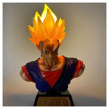 Novo Estoque de Anime Dragon Ball Goujita Vegeta, Goku, Trunks Super Quatro feitos à Mão, Decoração de Modelo de Estátua, Busto de Dom