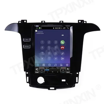 Para a Ford Galaxy S Max de 2007 a Tesla Estilo Android 9.0 64G auto-Rádio de Navegação GPS Player de Multimídia de Auto Estéreo Chefe da Unidade DSP