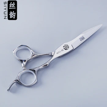 SI YUN 5.5 polegadas(16.50 cm) de comprimento,Samurai série SP55 modelo de moer lâmina,profissional de alta qualidade a tesoura do cabelo