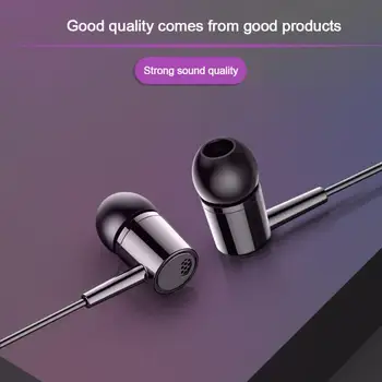 3.5mm Earphones Stereo HiFi Sound Noise Reduct Earbuds For IOS Android UK Hr1