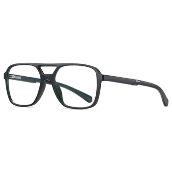 Mens de grandes dimensões Computador Óculos Anti-blu Ray Óculos Azul Bloqueio da Luz Óptica, Óculos de Piloto de Óculos de Moldura Quadrada Mulheres