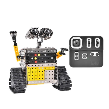 Disney WALL·E 711PCS O Robô de Alta tecnologia Electic Controle Remoto Metal Blocos de Construção da Idéia de Figuras Modelo Compatível DIY crianças