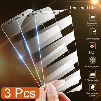 3pcs Cobertura Completa Protetor de Tela de Vidro Temperado Para o Huawei Honor 10i 20 Pro 8X 9X 8A 9A 10X 9 8 10 lite tective de Vidro transparente Filme