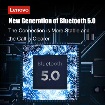A Lenovo X3 Sem Fio Bluetooth5.0 Fone de ouvido de Condução Óssea Esporte Headset IPX5 Impermeável Decote com Microfone de Cancelamento de Ruído Earbud