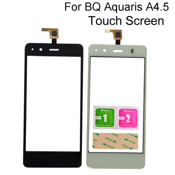 4,5 polegadas Móvel, Tela de Toque Para o BQ Aquaris A4.5 BQ 4,5 Tela de Toque da Lente do Sensor TouchScreen Digitalizador Ferramentas de 3M Cola